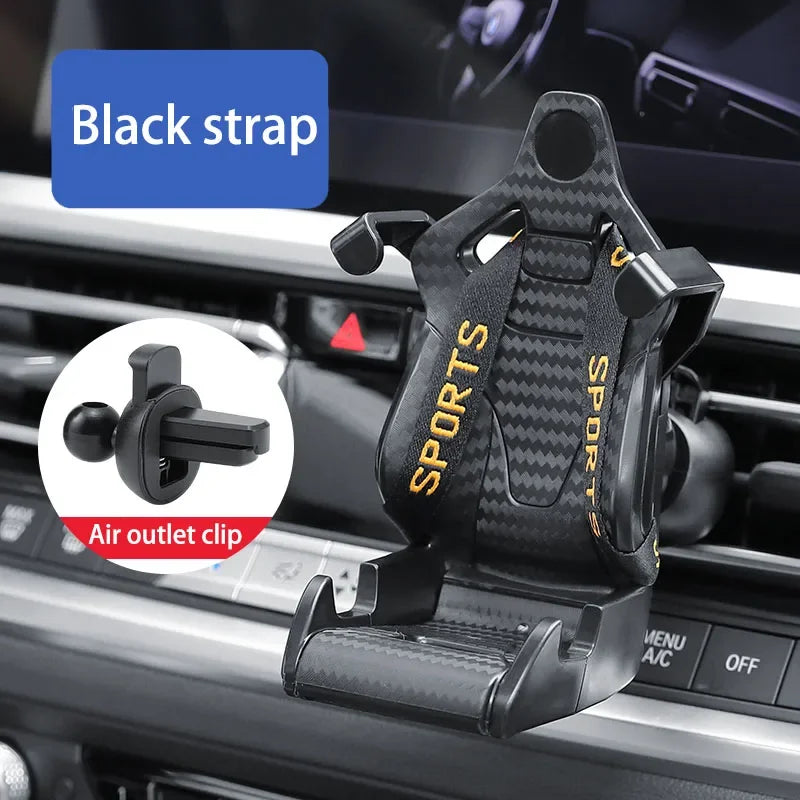 Carbon Racing Seat Phone Holder