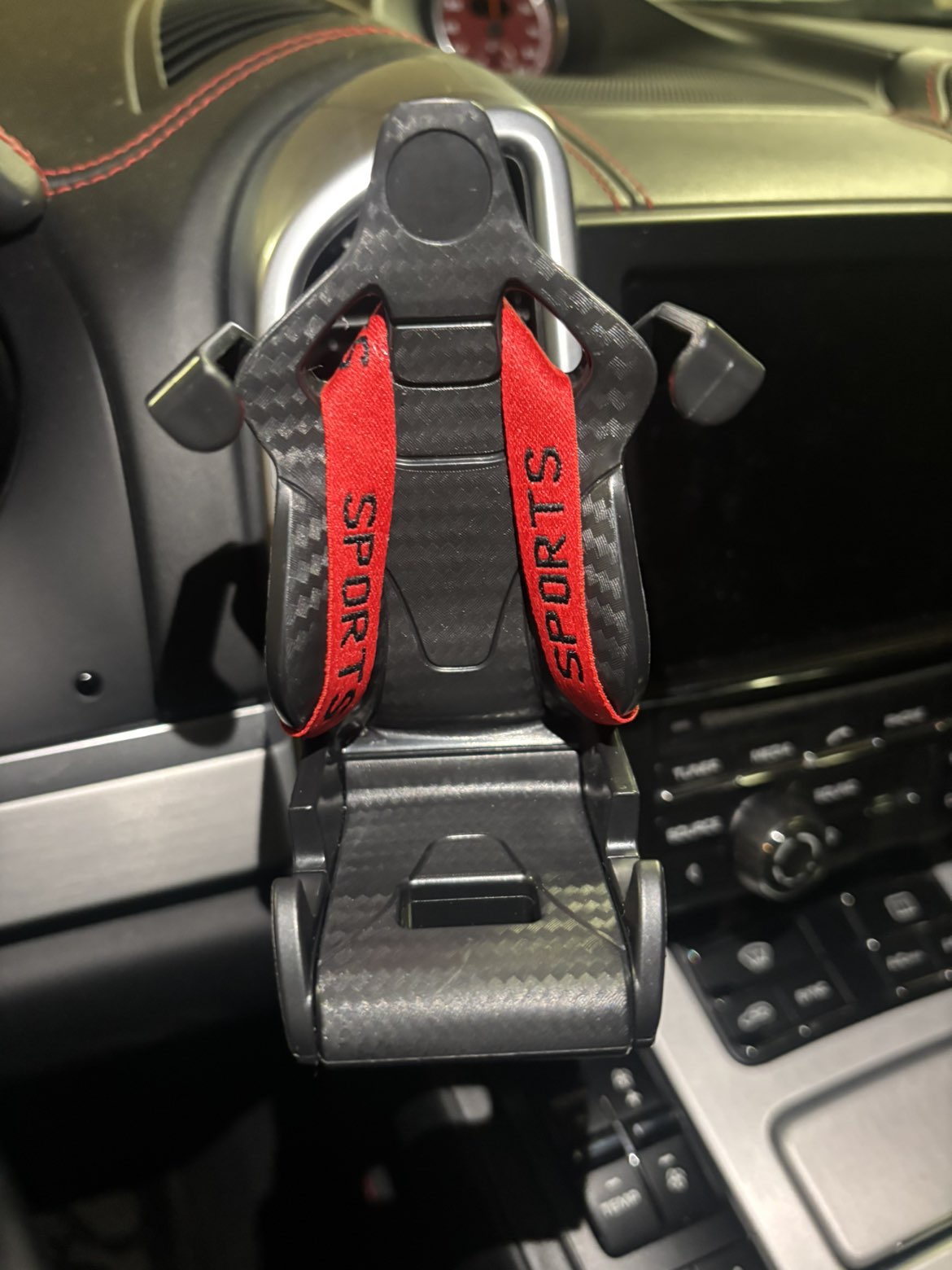 Carbon Racing Seat Phone Holder